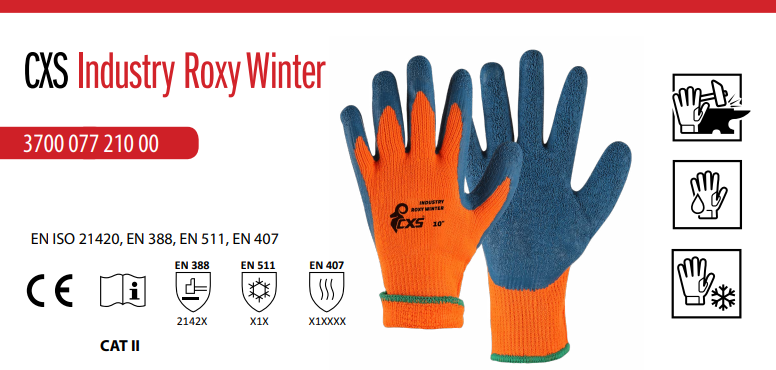 zimné rukavice cxs industry roxy winter