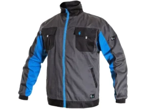 montérková blúza cxs phoenix perseus, šedo modrá