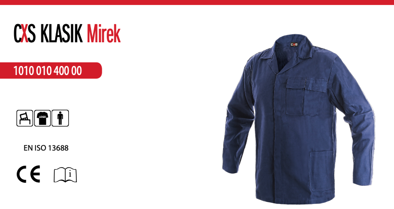 montérková blúza cxs klasik mirek