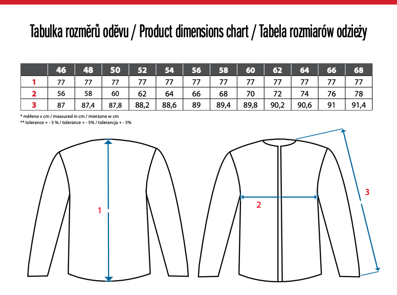montérková blúza cxs luxy bright