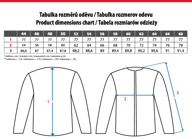 montérková blúza cxs luxy eda, čierno oranžová