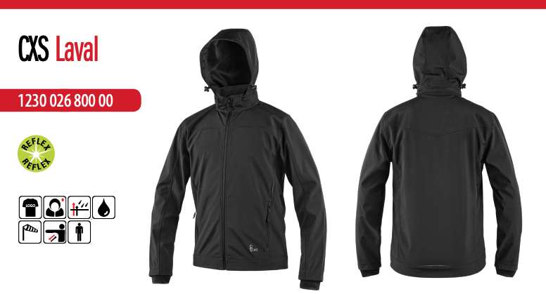 softshellová bunda cxs laval