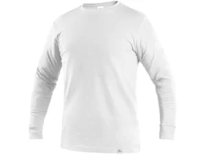tričko s dlhým rukávom cxs petr, biele