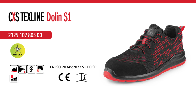bezpečnostná poltopánka cxs texline dolin s1