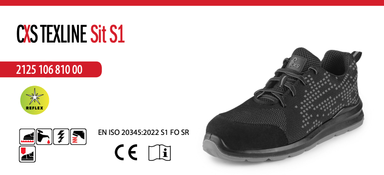 bezpečnostná poltopánka cxs texline sit s1