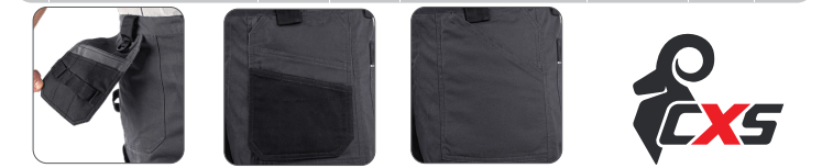 montérkové nohavice do pása cxs orion teodor plus