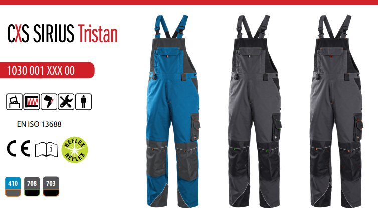 montérkové nohavice na traky cxs sirius tristan, šedo zelené