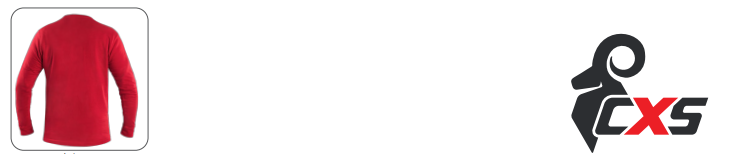 tričko s dlhým rukávom cxs petr, čierne