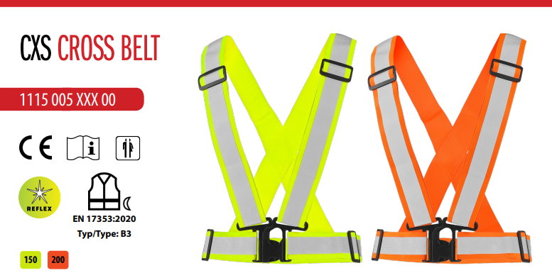 reflexný elastický kríž cxs cross