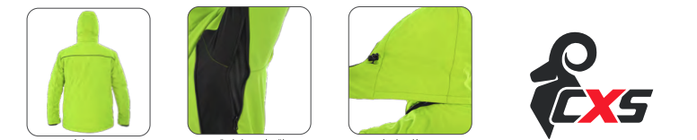 zimná softshellová bunda cxs vegas