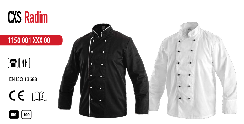 kuchársky rondón cxs radim, biely