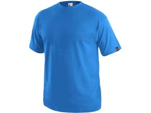tričko s krátkym rukávom cxs daniel, azurová modrá