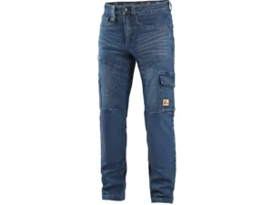 nohavice do pása jeans cxs albi, modré
