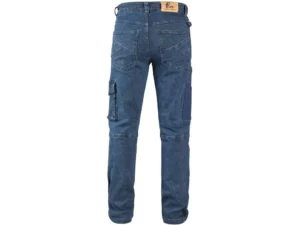 nohavice do pása jeans cxs albi, modré