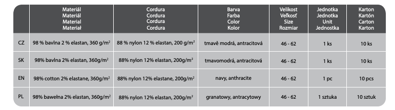 nohavice do pása jeans cxs albi, modré