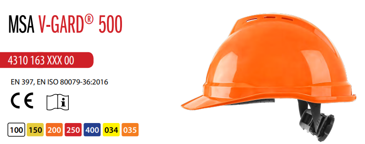 ochranná pracovná prilba msa v gard 500