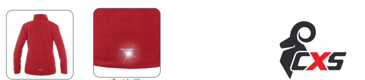 dámska flísova mikina cxs granby lady, bielo šedá (kópia)