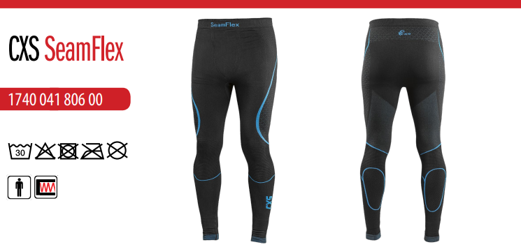 funkčné spodky cxs seamflex, čierno modré