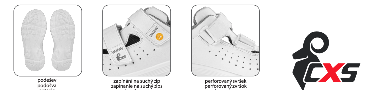 obuv cxs white arno o1 esd