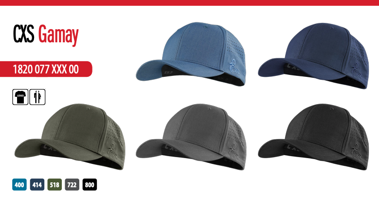 Šiltovka cxs gamay, čierna