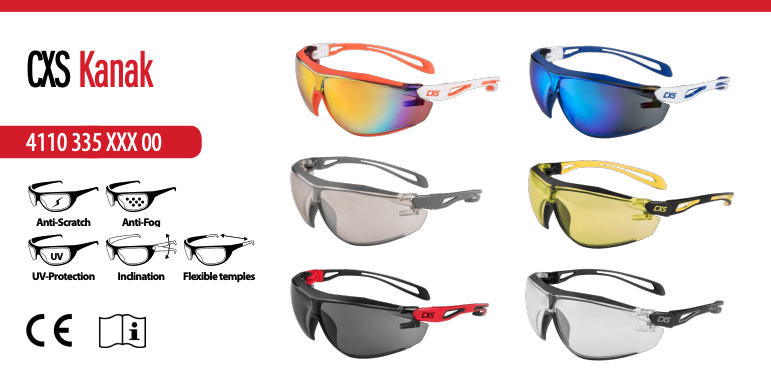 ochranné okuliare cxs lynx, žltý zorník (kópia)