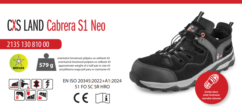 obuv cxs island cabrera s1 neo