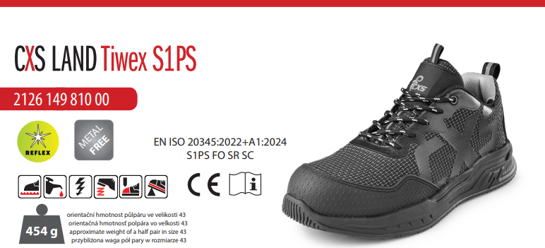 obuv cxs land tiwex s1ps