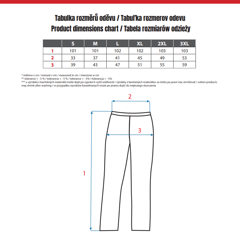 nohavice cxs iva pro